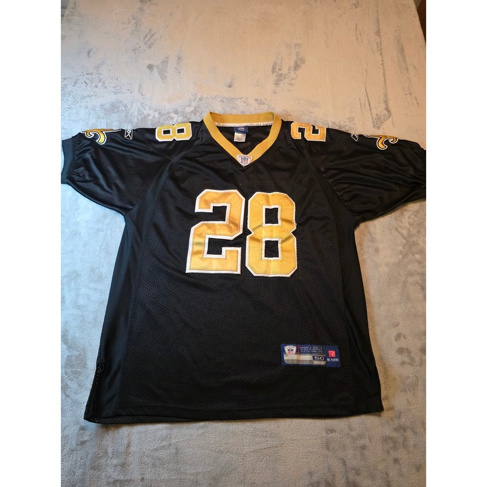 Reebok Mark Ingram Football Jersey Mens 50 Black New Orleans Saints NFL Onfield